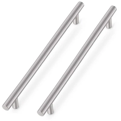 Kitchen Cabinet Door Handles Stainless Steel Bedroom Drawer Cupboard Pulls 385mm - Image 1 of 4