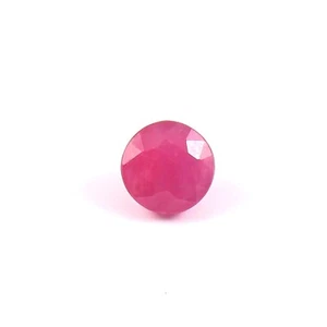 AAA Natural Certified Untreated Mozambique Ruby Loose Round Gemstone Cut 2.60 Ct - Picture 1 of 5