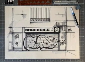 KLINGE Original 40x30cm BASTY/ZENOY/DONDI/TAKI/SEEN/MODE2/COPE2/QUIK/JONONE/BANDO - Bild 1 von 6