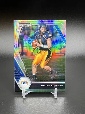 2021 Prizm Draft Picks Prizms Silver #66 Julian Edelman Kent State Patriots - Image 1 of 2