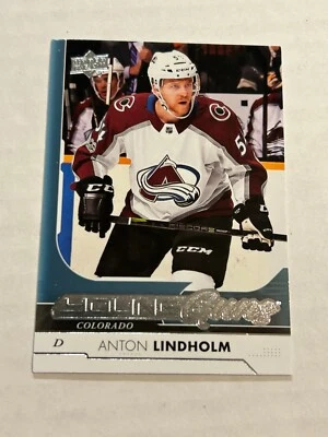 2017-18 UPPER DECK SERIES 2 ANTON LINDHOLM #456 YOUNG GUNS ROOKIE AVALANCHE  - Image 1 of 2
