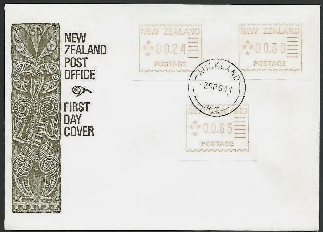 NEW ZEALAND 1984 FRAMA TRIAL set on commem FDC, cat NZ$165................52732a - Image 1 of 1