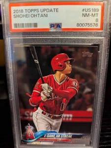 2018 Topps Update #US189 Shohei Ohtani Angels PSA 8 NM-MT - Bild 1 von 1