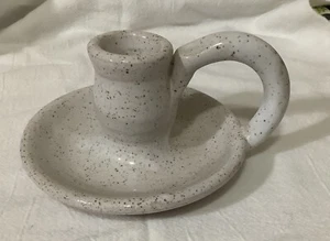 Handmade Pottery Candlestick Holder - Picture 1 of 4
