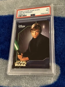 STAR WARS PSA 7 DISNEY STORE EXCLUSIVE COLLECTIBLE CARD SERIES 3 #4 Luke Pop 1 - Picture 1 of 3