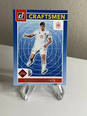 Marcos Llorente CRAFTSMEN 2021-22 Panini Donruss Soccer World Cup Qatar 11 Spain - Image 1 of 2