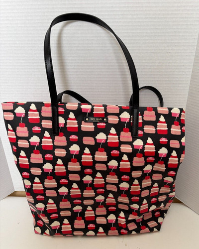 Borsa grande Kate Spade TAKE THE CAKE BON SHOPPER borsa cupcake borsa macaron