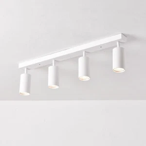 LED 4-flammig Deckenleuchte schwernkbar | Deckenspots mattweiß - Bild 1 von 9