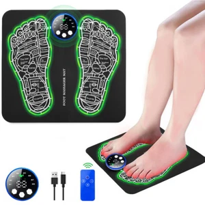 Smart EMS Foot Massager Mat Electric Massage Pad with Pulse EMS Foot Pad - Picture 1 of 12