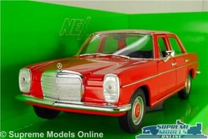 MERCEDES 220 MODEL CAR RED OPENING PARTS LARGE 1:24 SCALE WELLY SALOON K8 - Picture 1 of 5
