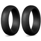 2pcs Popular For Men Women Silicone Cool Rings Silicone Wedding  5.7mm 4 T1c4