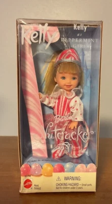 Kelly Mattel Barbie Peppermint Girl Doll Nutcracker #50798 NRFB VTG Pink Holiday - Image 1 of 4