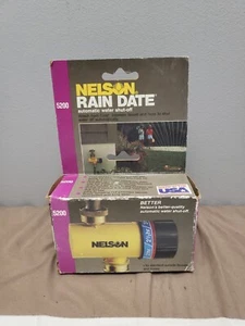 Nelson Rain Date Auto Water Shut Off 5200 1/2 Hour-3 Hours With Shelf Wear Box - Picture 1 of 7