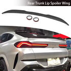 For BMW X6 G06 X6M M Sport 2020-22 2023 Carbon Fiber Rear Trunk Lip Spoiler Wing