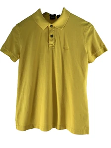 CAMISA POLO HUGO BOSS PARA HOMBRE CUELLO AMARILLO TALLA M SS TEXTURIZADA 100% ALGODÓN PIMA PREO - Imagen 1 de 24