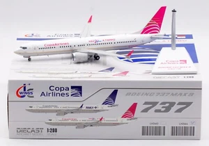 Modelo de avión fundido a presión JC Wings 1:200 Copa Airlines Boeing B737 MAX 9 HP-9926CMP - Imagen 1 de 11