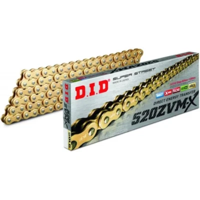 FITS TRIUMPH 900 STREET CUP 2016-2018 DID SUPER HEAVY DUTY GOLD CHAIN 520ZVMX106 - Imagem 1 de 3