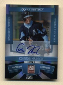 2010 Donruss Elite Extra Edition Connor Narron Autograph Rookie (Orioles) #ed