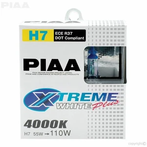 PIAA Xtreme White Plus H7 Doppelpack Halogen Leuchtmittel - Bild 1 von 3