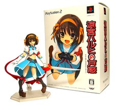 Suzumiya Haruhi no Tomadoi Limited Edition with figma (2008) Brand New Japan PS2