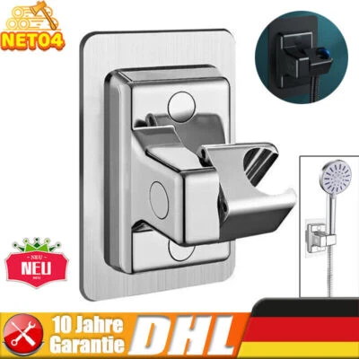 Duschkopfhalterung Ohne Bohren Kleben Duschkopf Halterung Verstellbar Holder - Bild 1 von 4