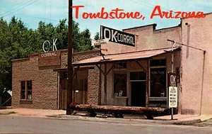 POSTCARD OK CORRAL TOMBSTONE ARIZONA - Picture 1 of 2