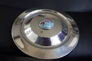 1 OFF TRIUMPH TR2 TR3 TR3A TR4 TR4A ? CHROME HUB CAP COVER WHEEL BADGE - Picture 1 of 6