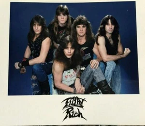 Filthy Rich Band Promo Glossy 8"x10" Vintage - Picture 1 of 3