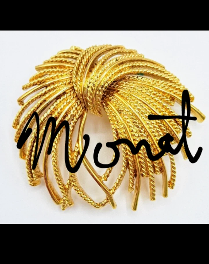 Large Monet Collection Vintage Broaches in New Jewelry Boxes - Image 1 of 1