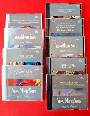 Vienna Master Series Lot Of 9 BRAND NEW Classical CDs Haydn Mahler Schubert + Foto 1 de 4
