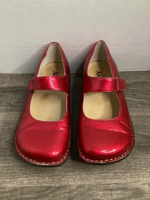 Alegria ярко розовый сверкающий мулы/сабо Sz 5 (KID-VIN-115) - Изображение 1 из 4