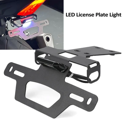 Soporte de matrícula eliminador de guardabarros LED para HONDA CBR400R CBR500R 2019-2025 Foto 1 de 4