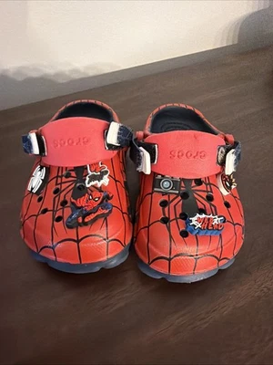 Crocs Spider-Man Marvel All-Terrain Adjustable Strap Size C6 - Image 1 of 4