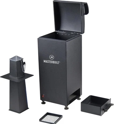 with Box, Masterbuilt Slow & Cold Smoker Attachment W/Ash Tray, Black - (READ) - Image 1 of 4