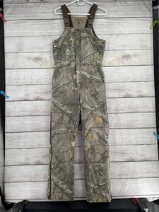RedHead Silent-Hide Insulated Bib Overalls Small Realtree Camo Hunting Thermolit - Picture 1 of 14