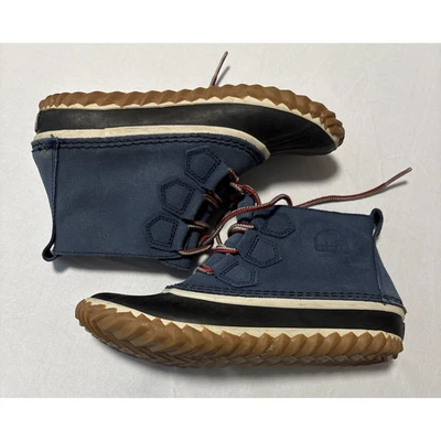 Sorel Mujer 6 Out N About Azul Impermeable Pato Botas de Lluvia Invierno Clásicas Foto 1 de 4