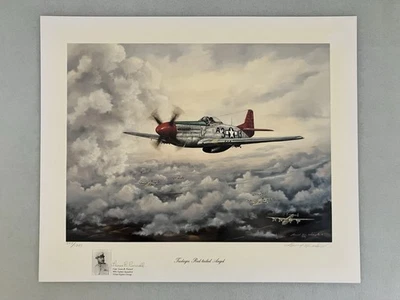 Muestra David Lee "Tuskegee Ángel Cola Roja" Edición Limitada Impresión Foto 1 de 4