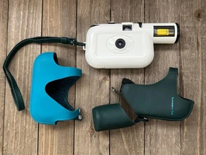 RARE White Lomography Color Splash 35mm Film Camera Untested Art Photography VTG - Picture 1 of 10