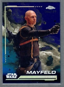 2024 Topps Chrome Star Wars Mayfeld Purple Kamino Aqua Refractor #/199 - Picture 1 of 2