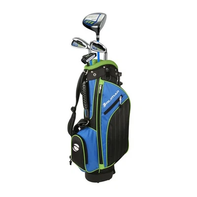Orlimar ATS Junior Boys Complete Golf Set Ages 5Y-8Y RH LH Blue Lime 6pc w/Bag - Image 1 of 4