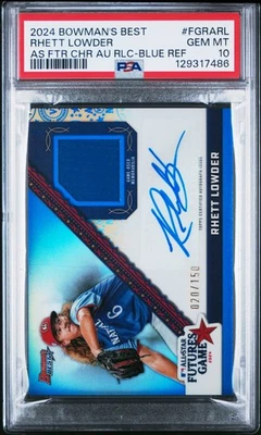 2024 BLUE REFRACTOR #FGRARL RHETT LOWDER 20/150 PSA 10 - Image 1 of 2
