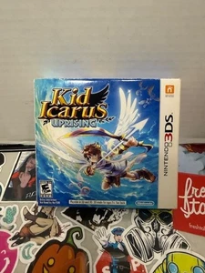 Kid Icarus: Uprising (Nintendo 3DS) Authentic Complete Big Box w/ Stand Cards - Picture 1 of 9