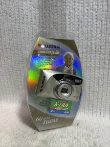 NEW Fujifilm Zoom Date 60 35-60mm EZ Point & Shoot Camera In Package W/ Film - Picture 1 of 9
