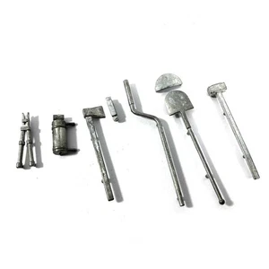 Mato 1/16 King Tiger 1228 RC Tank Upper Metal Tool Set Axe Shovel Hammer MT256 - Picture 1 of 1