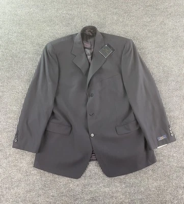 NWT Brooks Brothers Suit Jacket 45 R Navy Wool Solid Classic 346 Stretch $299 - Image 1 of 4