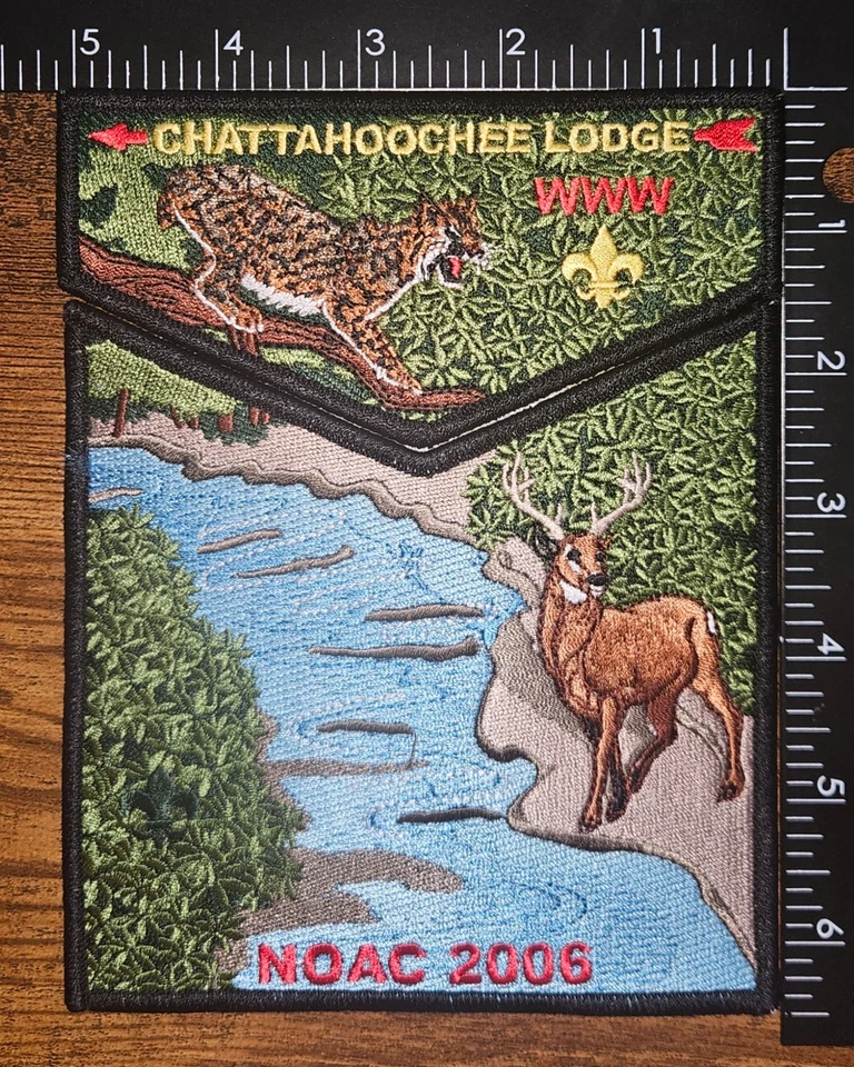 Chattahoochee Lodge 204 OA WWW NOAC 2006 Boy Scout Flap Set of 2 - Image 1 of 1