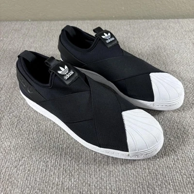 Adidas Superstar Zapatos Sin Cordones Para Mujer Talla 10.5 S81337 Trifolio Tenis Foto 1 de 4