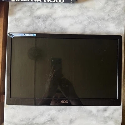 AOC E1659FWU 15.6 inch Widescreen LED Monitor - Minor Blemishes On Screen - Image 1 of 4