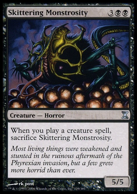 Skittering Monstrosity - Time Spiral #129/301 MTG Magic The Gathering - Image 1 of 1