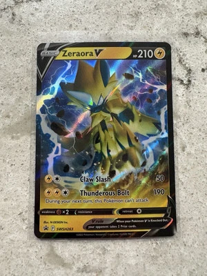 Zeraora V SWSH263 SWSH: Sword & Shield Promo Cards Holo With Pack - Image 1 of 3